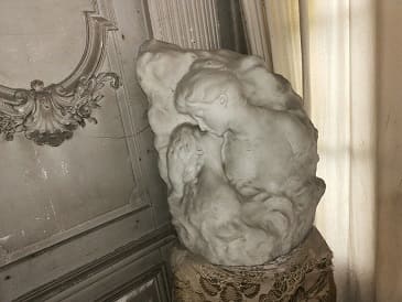 Le baiser, mère et sa fille - Louis Dominique Mathet